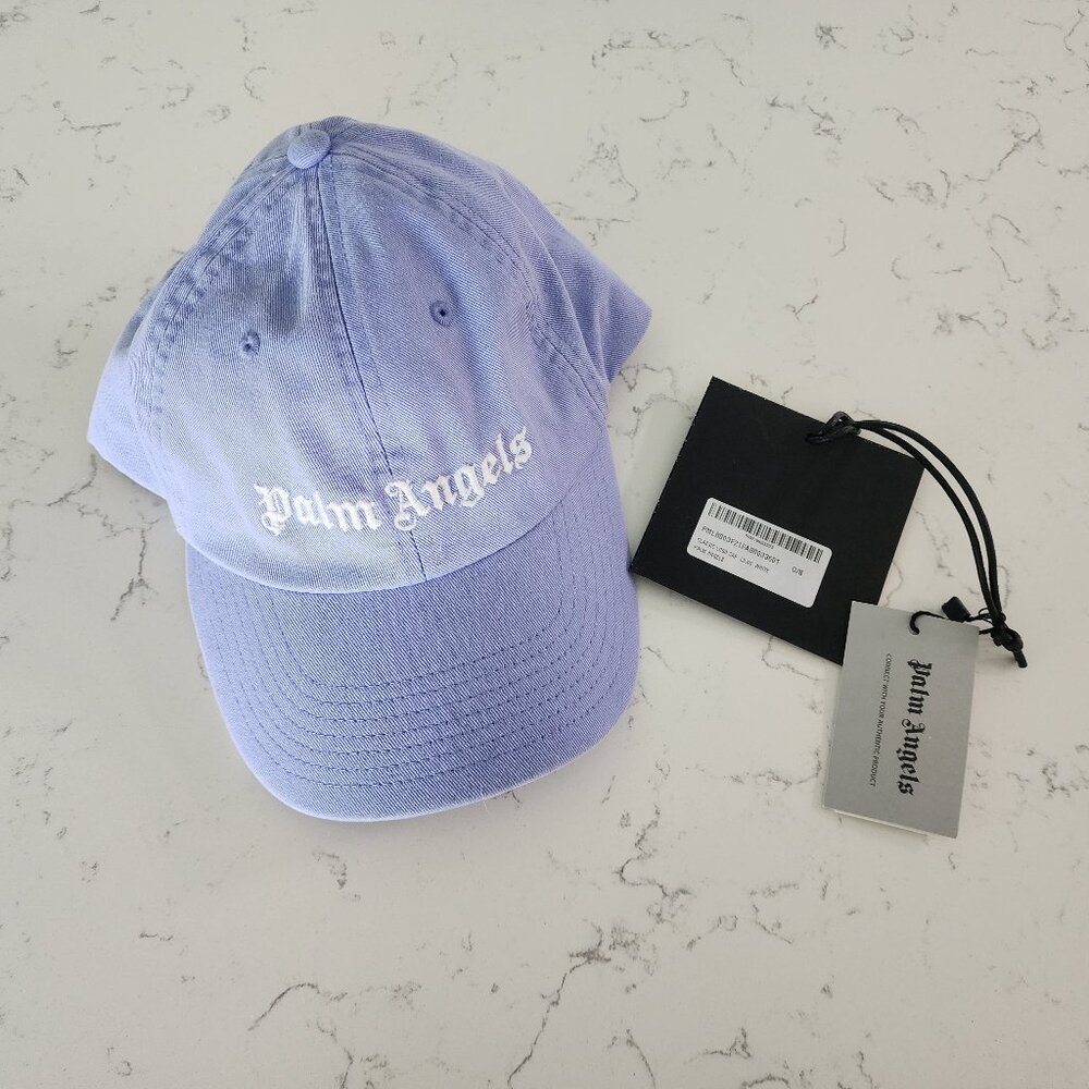 Palm Angels Lavender Logo Baseball Cap